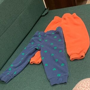 Orange and Blue toldder Pants Set